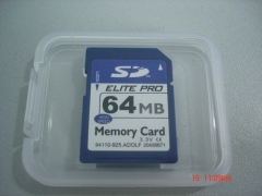 Wholesale good quality small capacity cheap sd card 64mb